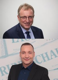 Oliver Haustein-Teßmer (unten) & Claus Liesegang.