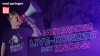 Das Metaverse Live-Konzert mit dem Streamer Knossi