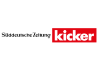 Logos der Süddeutschen Zeitung und des kickers