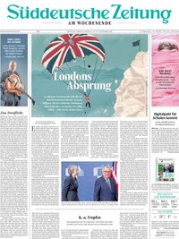 Abbildung des nominierten Textes von Andrian Kreye in der SZ