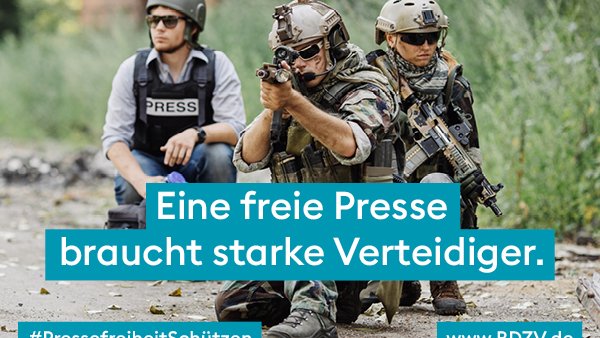 Anzeigenmotiv zum Tag der Pressefreiheit