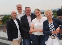 Jan Kappelhoff, Tobias Vieth, Claus Kossag, Anke Beiing und Sabine Plake (v. li.).