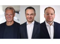 Thomas Düffert (CEO), Adrian Schimpf (CFO), Bernd Hellermann (COO) (v.l.n.r.)