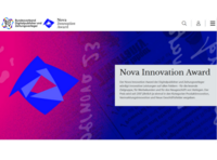 Screenshot von der Nova-Startseite auf www.bdzv.de