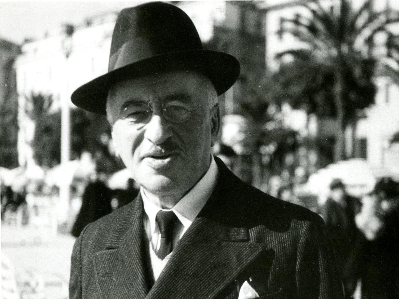 Theodor Wolff im Exil in Nizza (Frankreich)