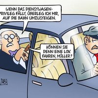 Karikatur von Harm Bengen