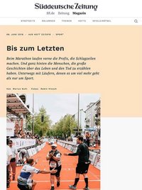 Screenshot des nominierten Textes von Marius Buhl von der von der SZ-Magazin-Website