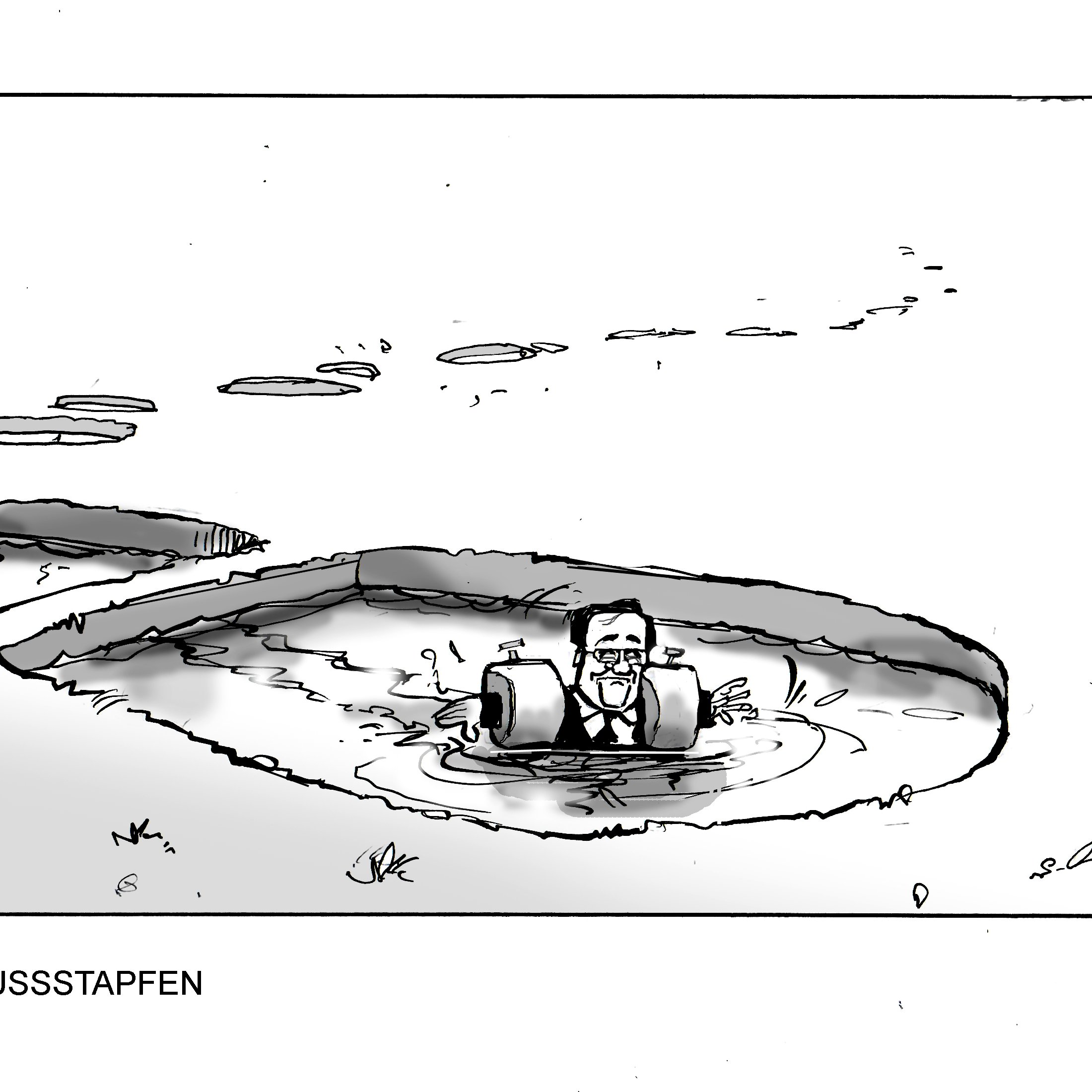 Karikatur von Nik Ebert