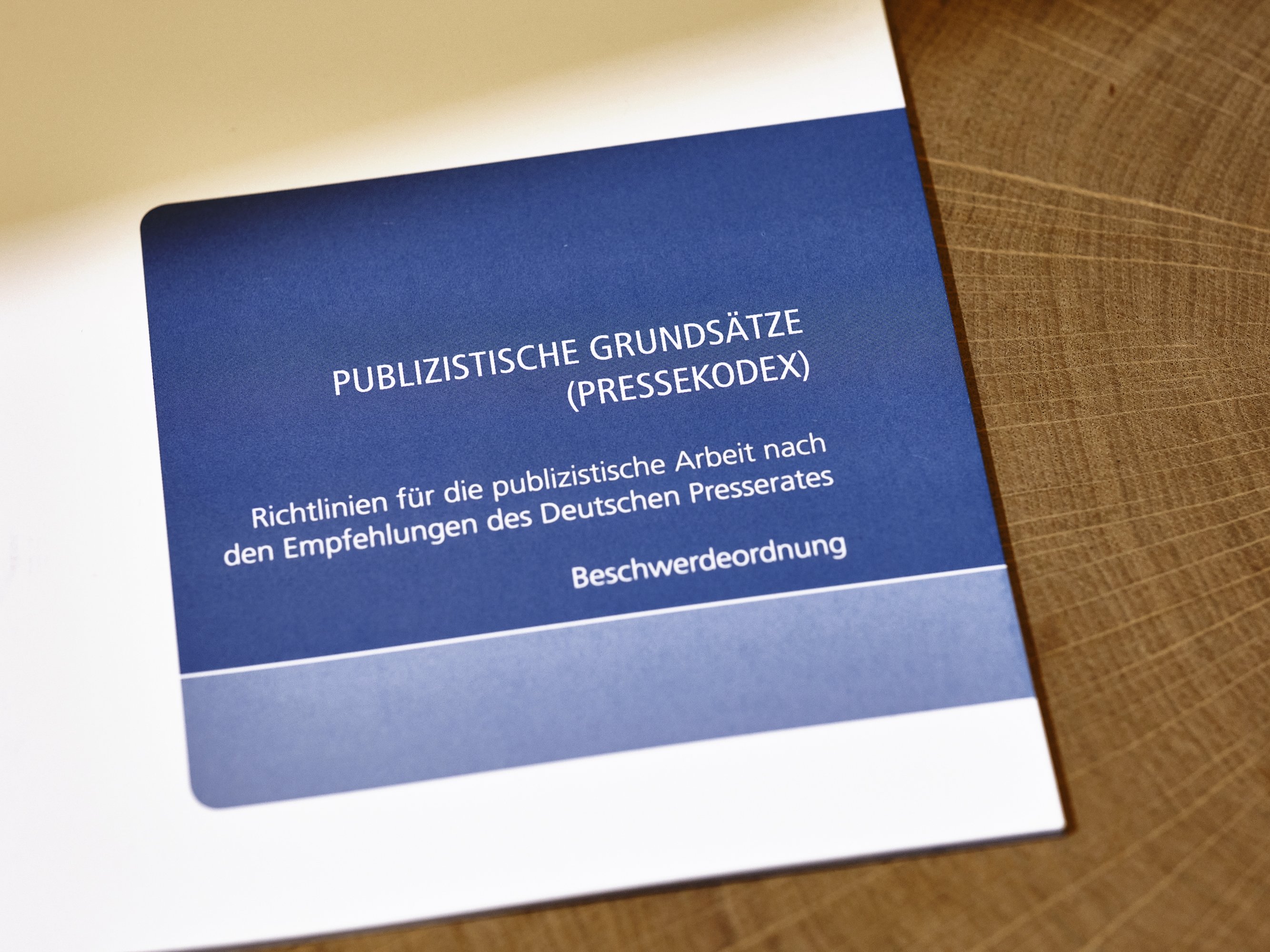 Dokument, Pressekodex