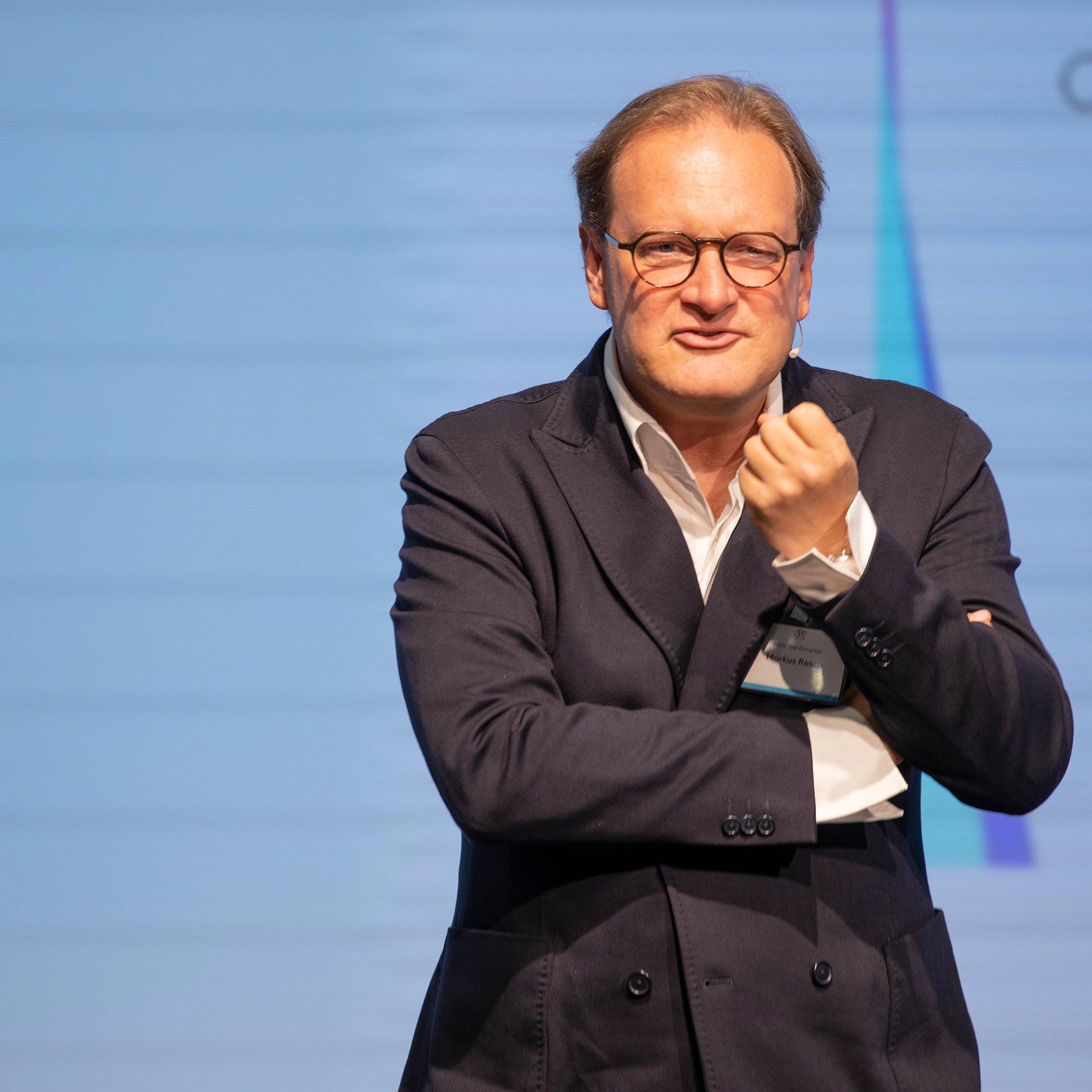 Markus Resch bei Vortrag