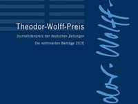 Titelbild der Dokumentation des Theodor-Wolff-Preises 2020