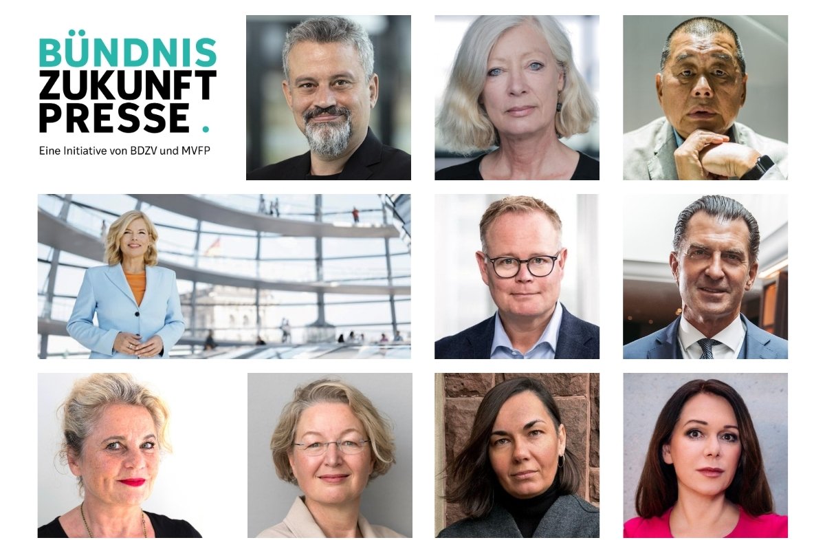 Collage Pressefreiheitspreis