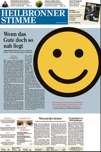 Mutmacher Ausgabe Heilbronner Stimme Cover Mutmacher Ausgabe Heilbronner Stimme Cover