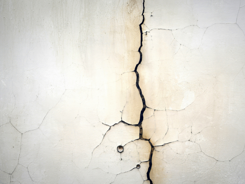 Riss in einer Wand
