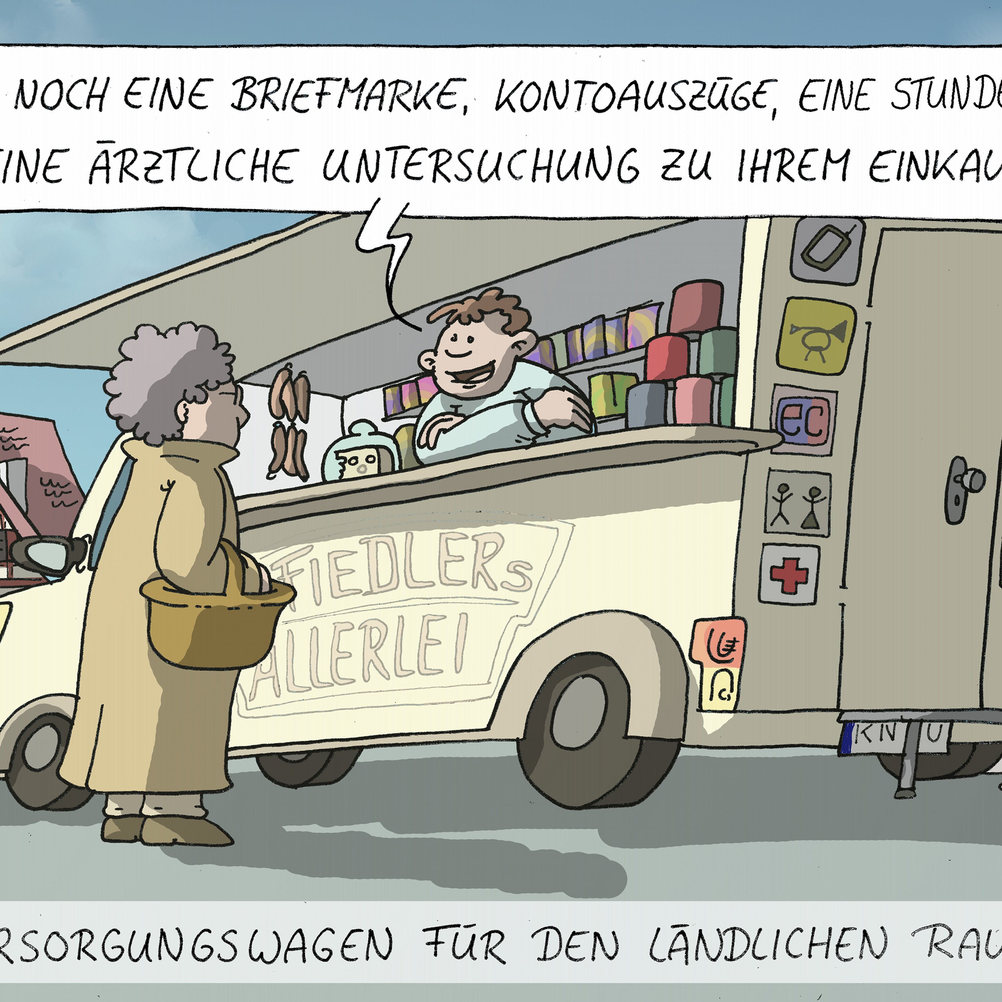 Karikatur von Rainer Demattio
