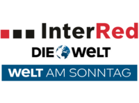 Logos der Firma InterRed und der Zeitungen "Die Welt" und "Welt am Sonntag"