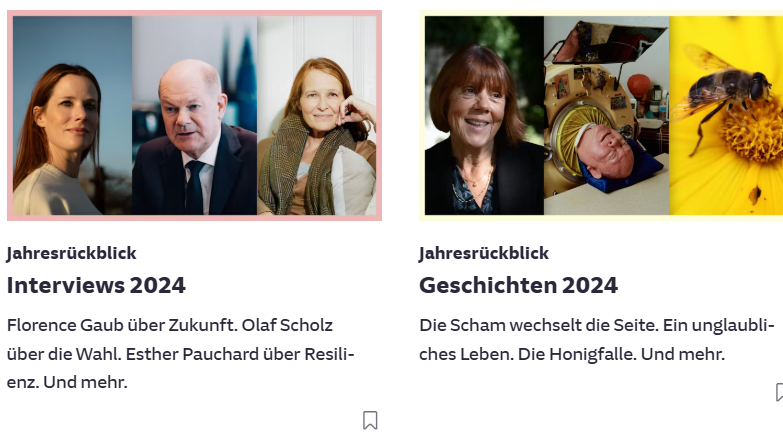 Screenshot Website SZ