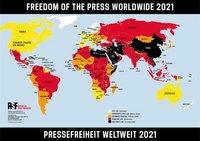 Weltkarte der Pressefreiheit