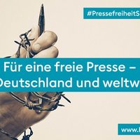 Anzeigenmotiv zum Tag der Pressefreiheit