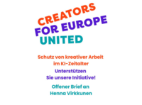 Offener Brief der Creators for Europe United