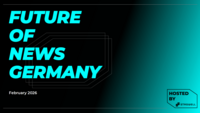 Titelseite der Studie Future of news Germany