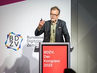 Jens Lönneker auf dem BDZV-Kongress 2023