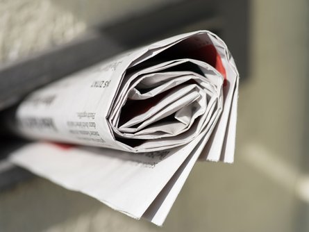 Zeitung im Briefkasten