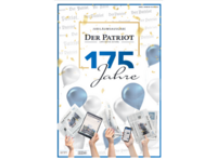 Jubiläumsausgabe zum 175-jährigen Bestehen der Zeitung Der Patriot