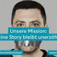 Anzeigenmotiv zum Tag der Pressefreiheit