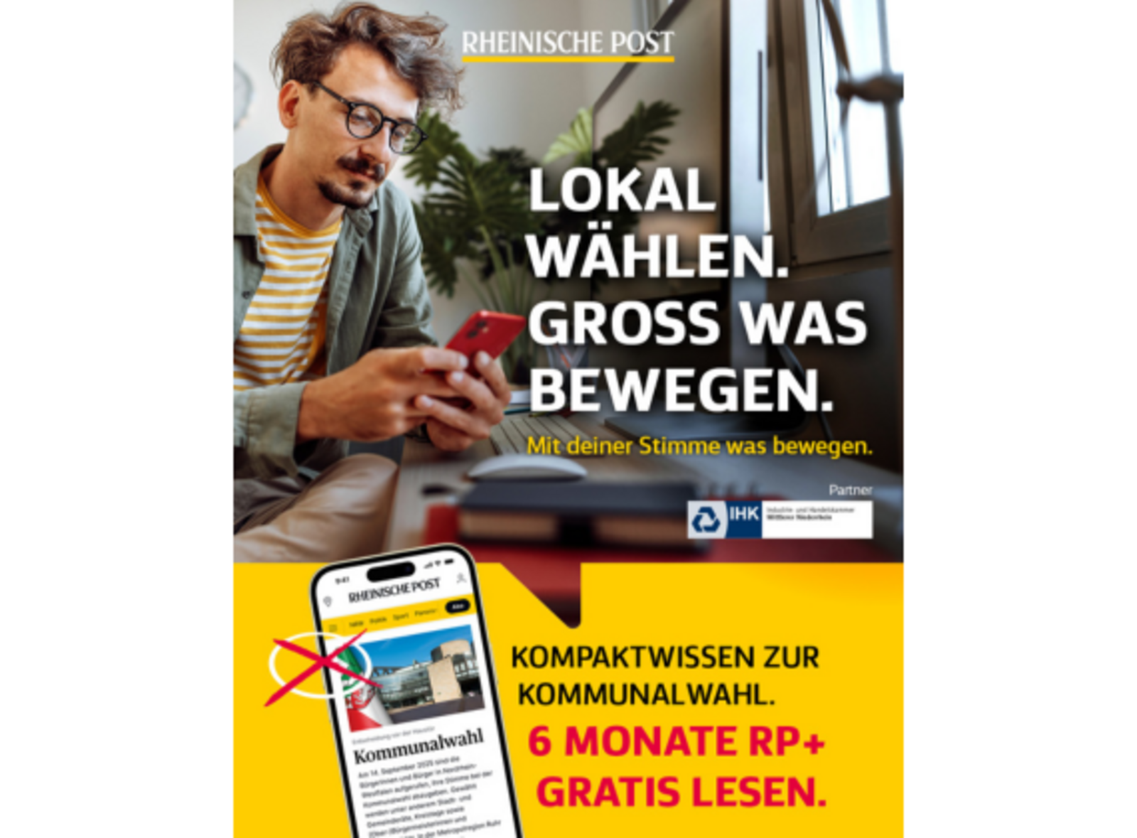 Zur Kommunalwahl in NRW: „Rheinische Post“ schenkt Azubis Plus-Zugang ...