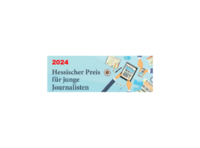 Logo des Nachwuchpreises Hessischer Preis für junge Journalisten
