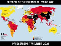 Weltkarte der Pressefreiheit