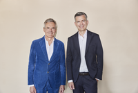 Doppelporträt Dr. Rainer Esser und Nils von der Kall