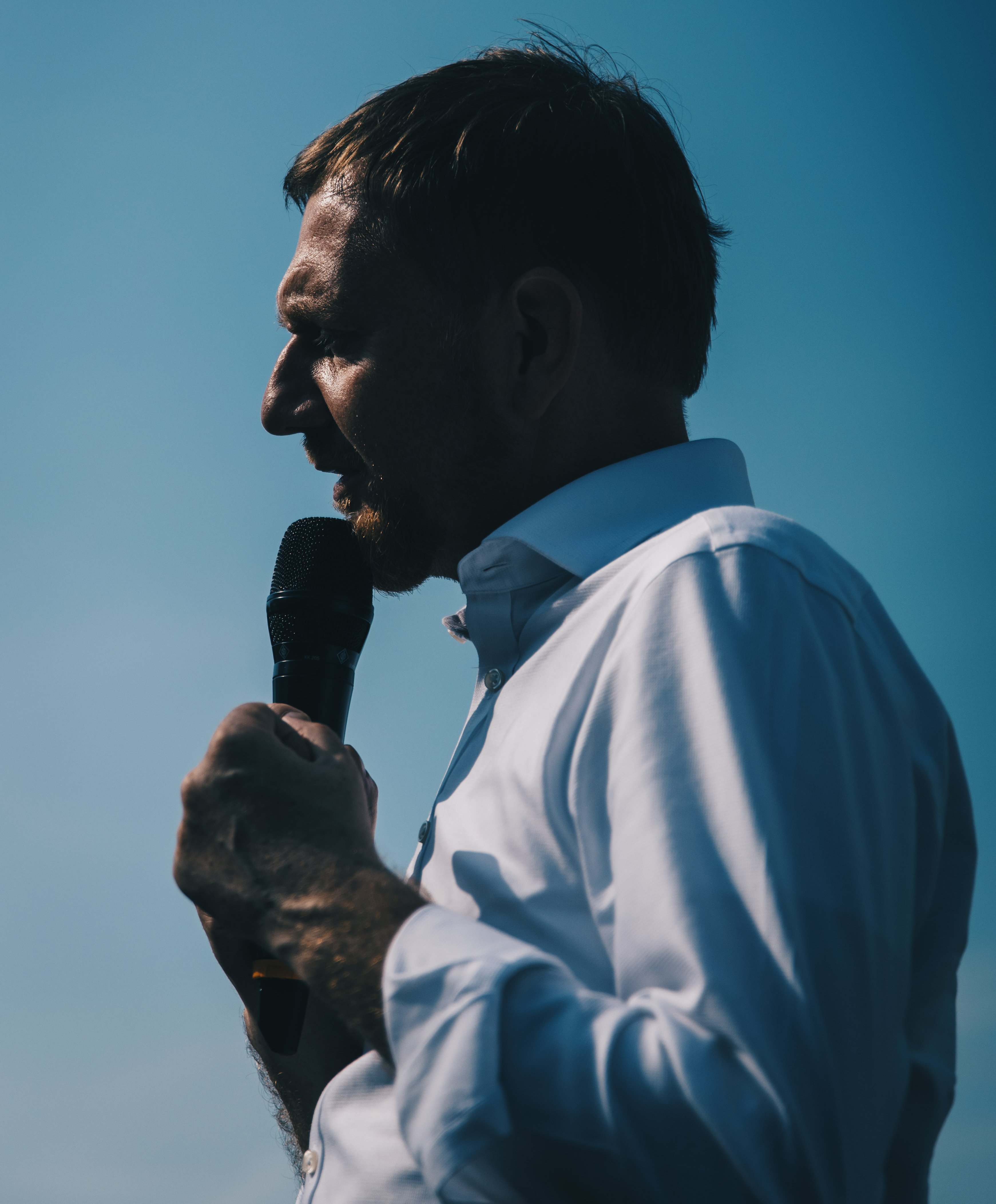 Michael Kretschmer im Wahlkampf in Sachsen