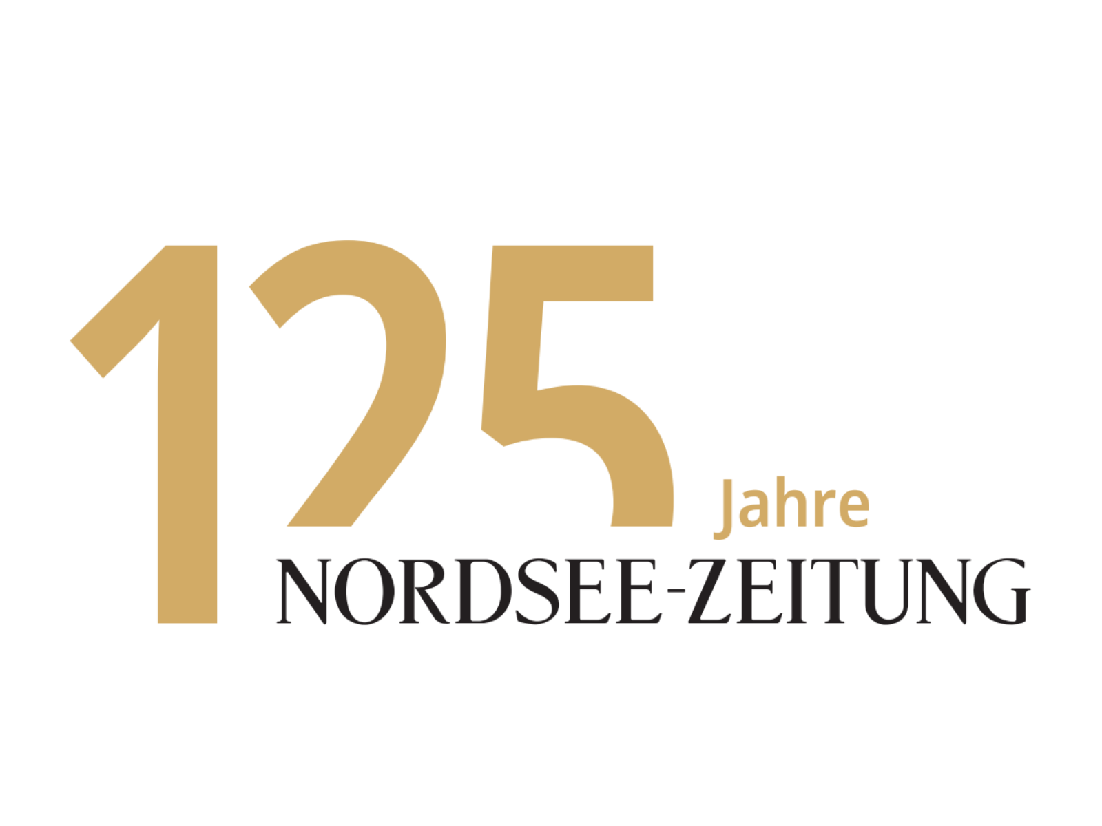 Nordsee Zeitung Jubiläum Logo