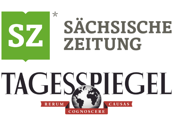 Logo Tagesspiegel und Sächsische Zeitung