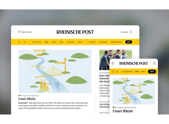 Screenshot Rheinische Post Mediengruppe