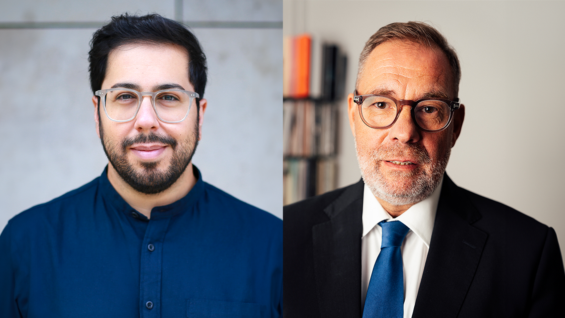 Adib Sisani (li.) und Peter Huth.