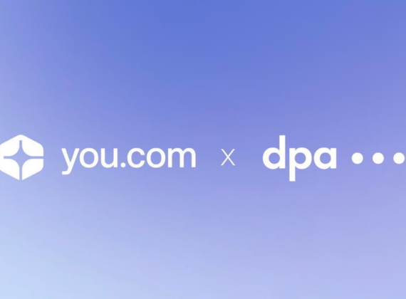 Logo der Deutschen Presse-Agentur (dpa) und von you.com.