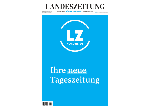 Titelseite der ersten Ausgabe der Landeszeitung für die Nordheide.