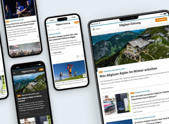 Apps und Websites der Allgäuer Zeitung