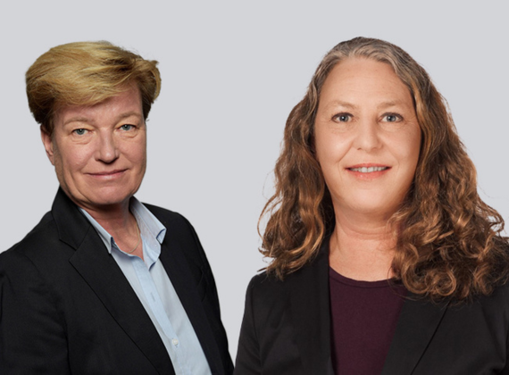 Bettina Knape und Silke Leicht-Sobbe.