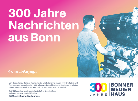 Jubiläum 300 Jahre Bonner Medienhaus
