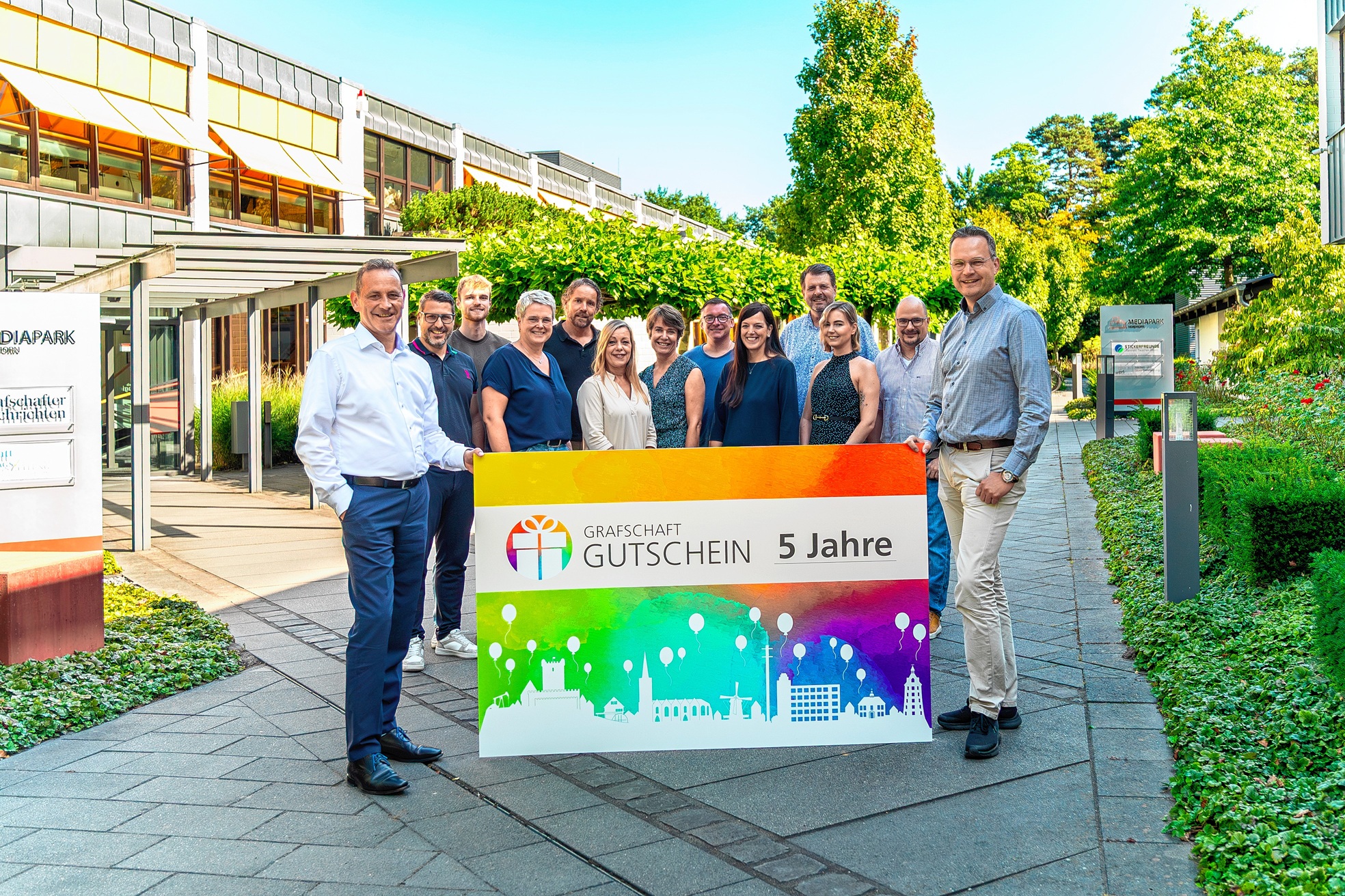 Das Team vom Grafschaft-Gutschein