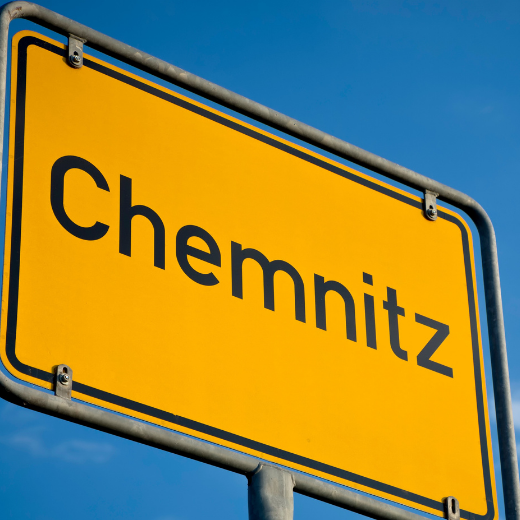 Chemnitz Straßenschild