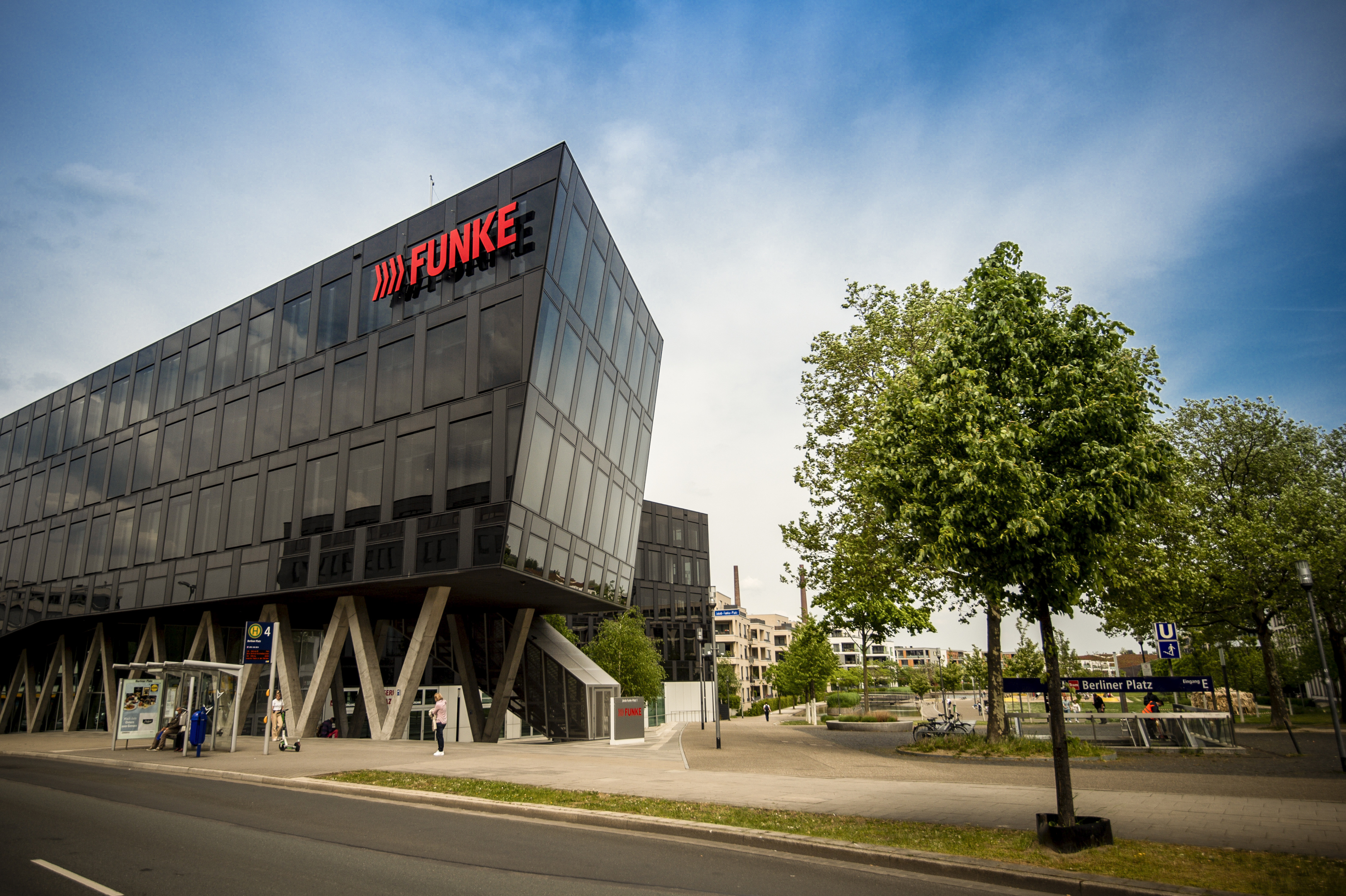 Aussenansicht Gebäude der Funke Mediengruppe