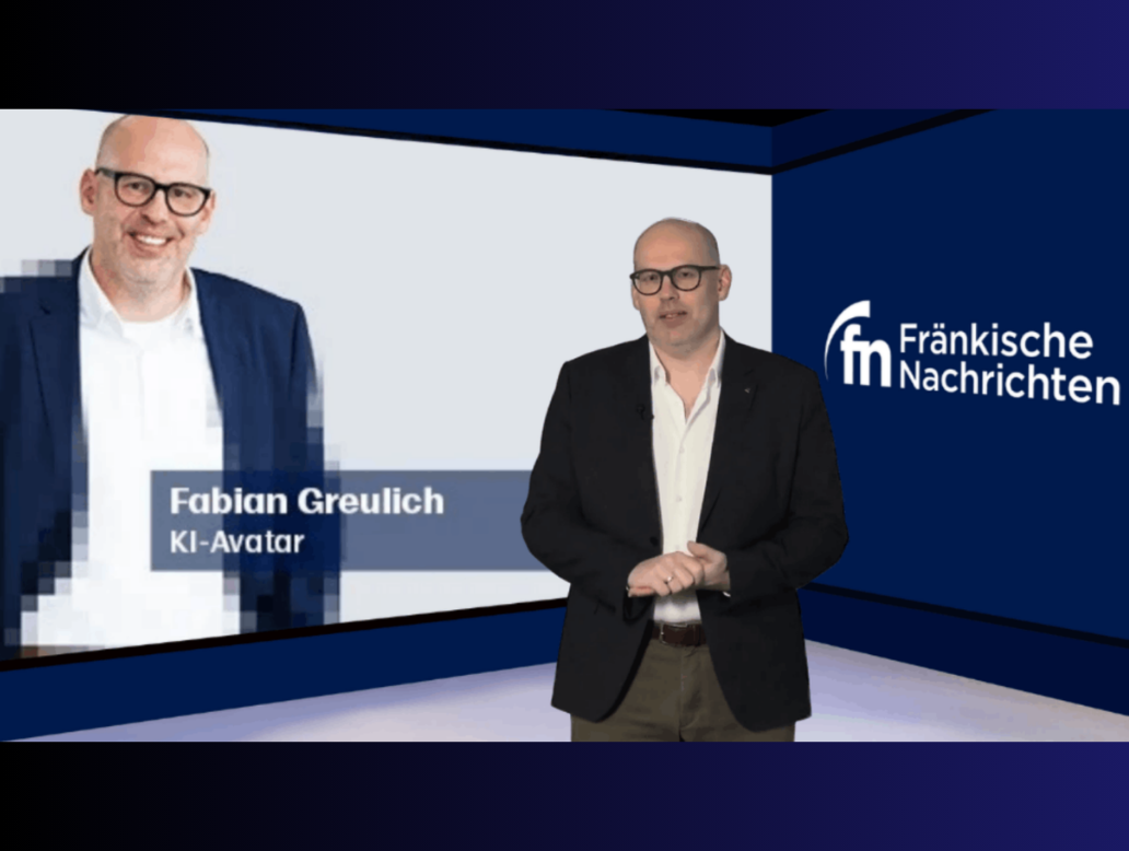 AI Avatar Fabian Greulich Fränkische Nachrichten