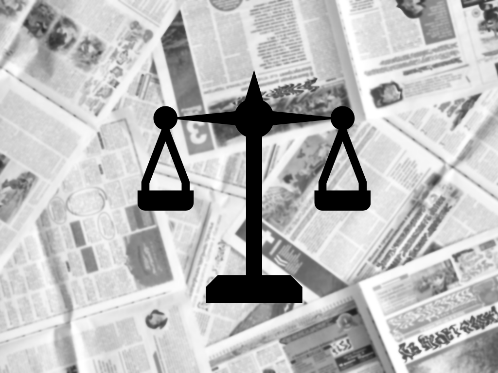 Symbolbild Zeitung/Justiz