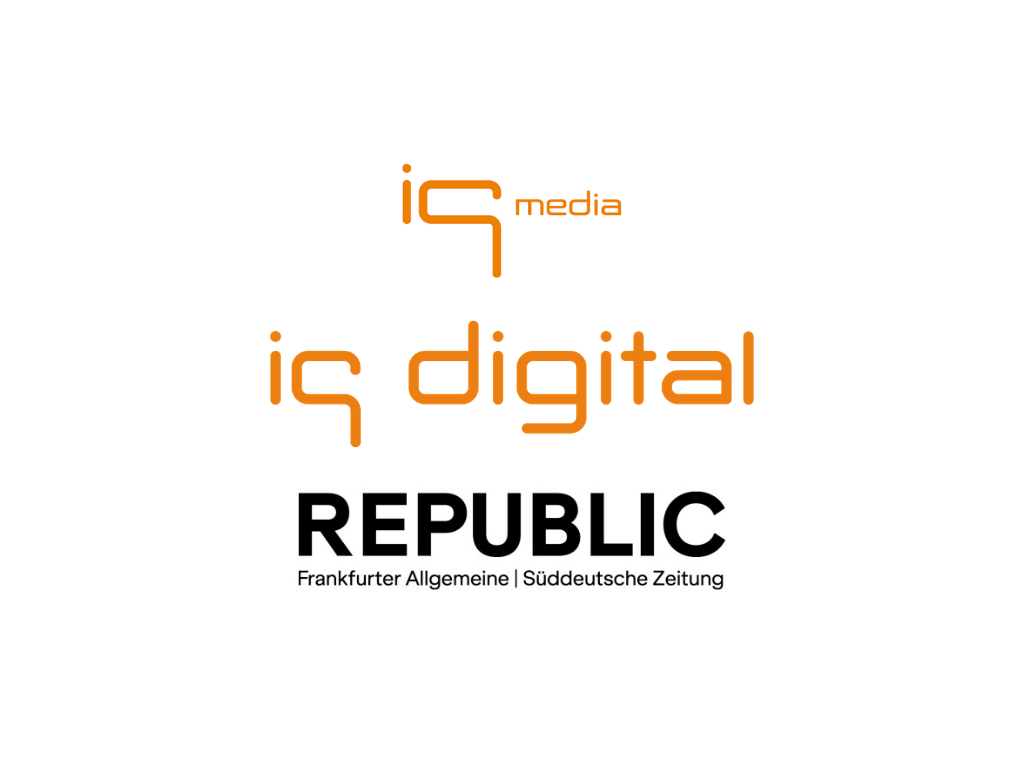 Logos iq digital/media und Republic