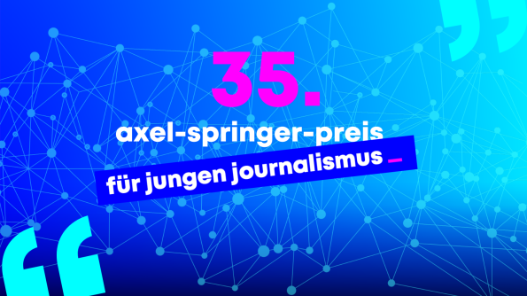 Wordmarke Axel Springer Preis für jungen Journalismus